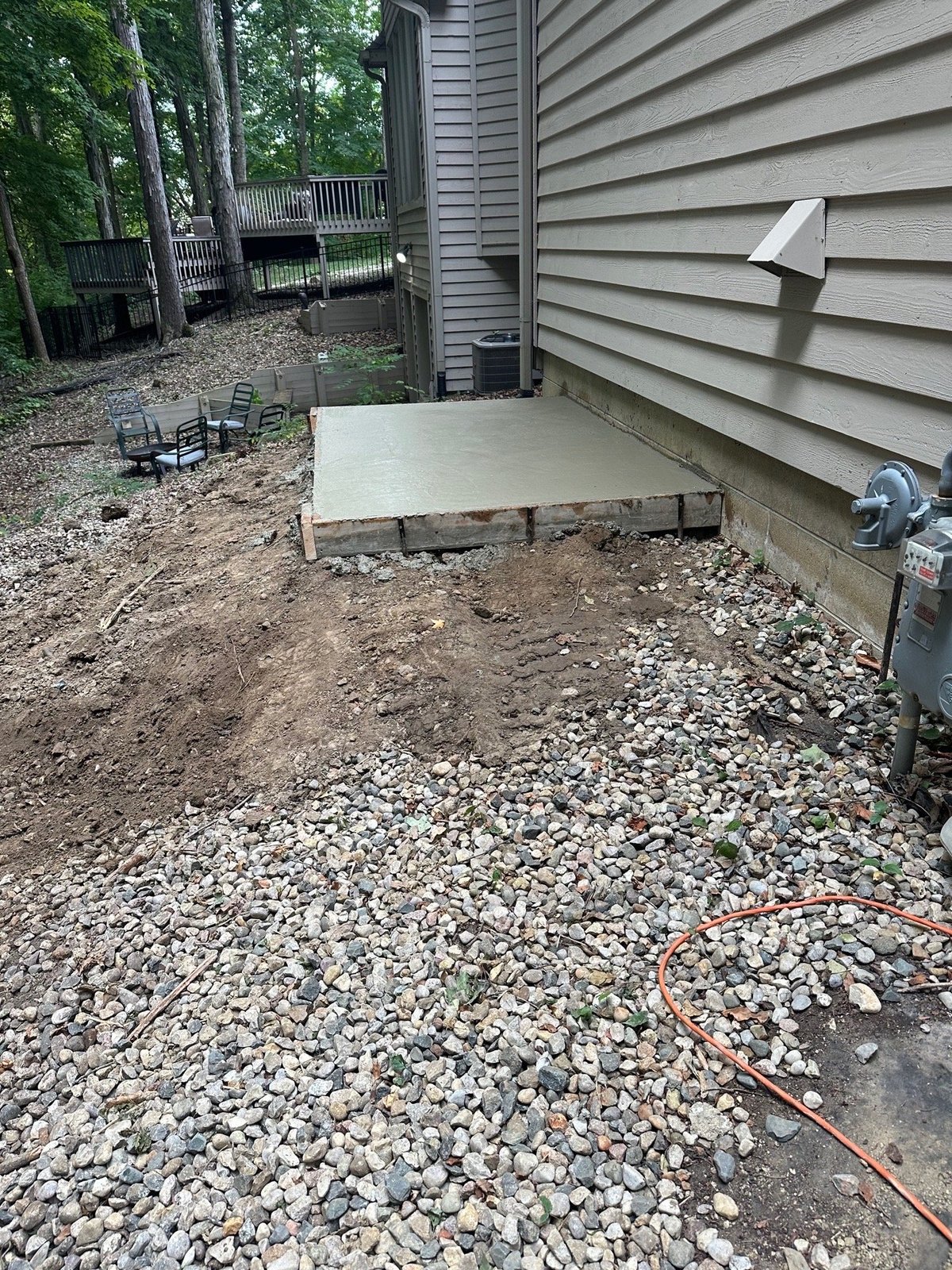 Residential foundation work and new construction project by Triple G Contracting
